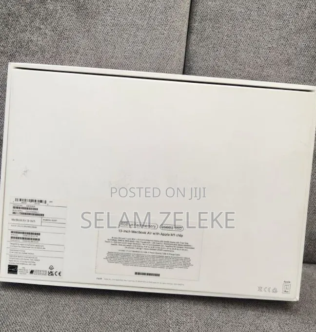 New Laptop Apple MacBook Air 2020 M1 8GB Apple M1 SSD 256GB