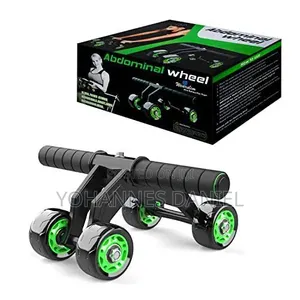 4 Wheel Ab Roller – Fitness Abdominal Muscle Trainer