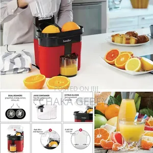 Sonifer SF‐5521 Double Juicer – 90W, 500ml, Anti‐Drip Valve