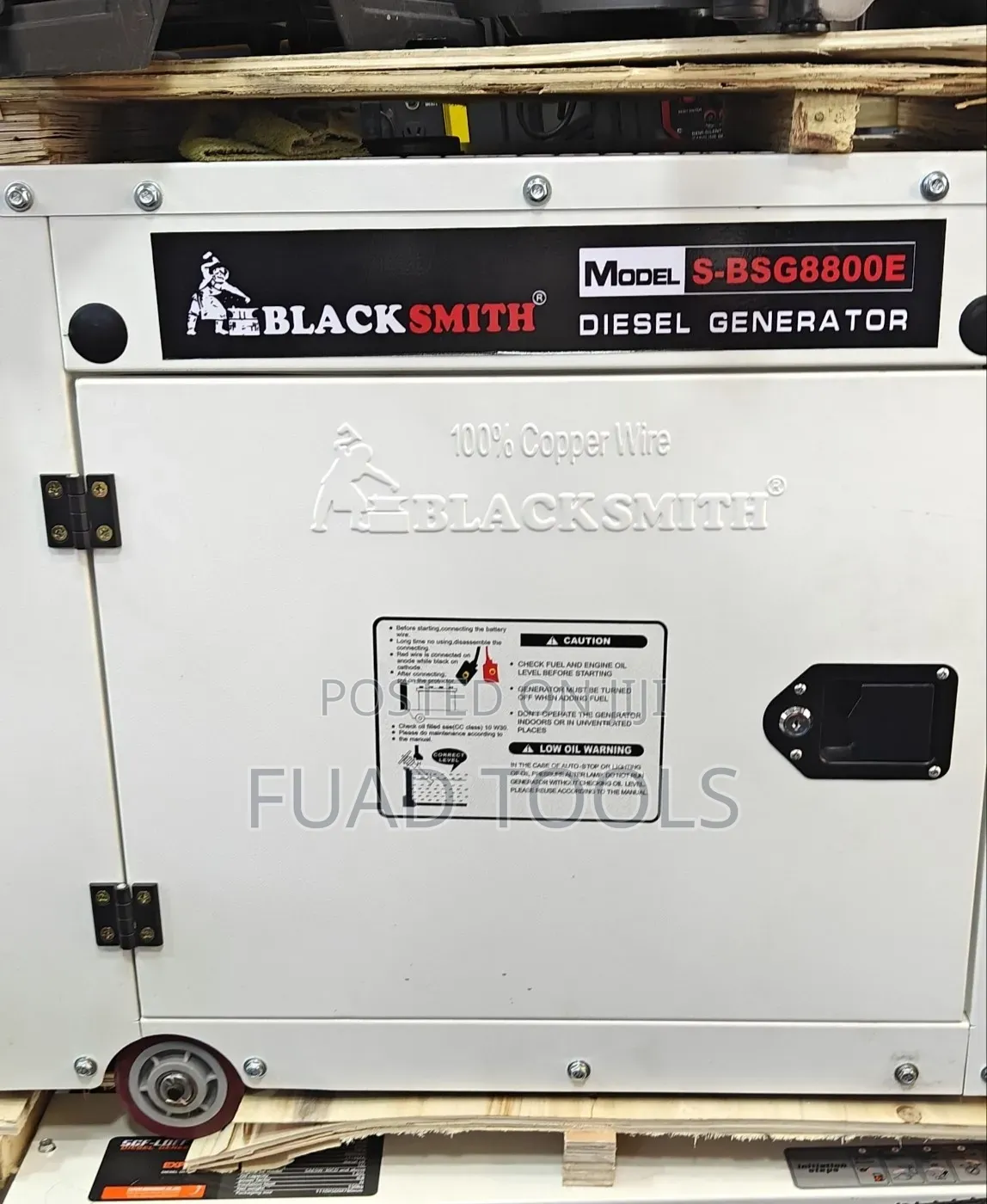 Blacksmith Diesel Generator 7.5KW