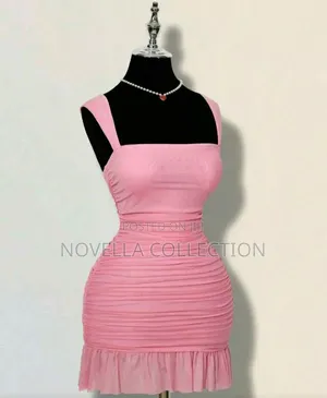 Women's Mesh Ruched Fitted Solid Color Sleeveless Mini Dress