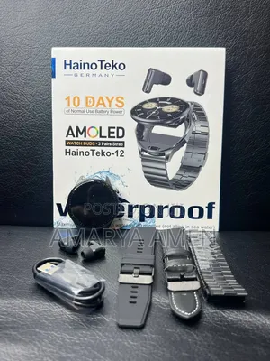 2 በ 1 Haino Teko-12 Smart Watch + Earbuds