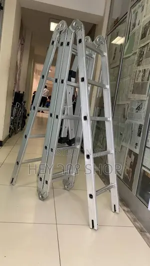 ጥራት እና ጥንካሬ ያላቸው አልሙንይም መሰላል/ Full Option Ladder በአንዴ ብዙ አገልግሎት የሚሰጥ
