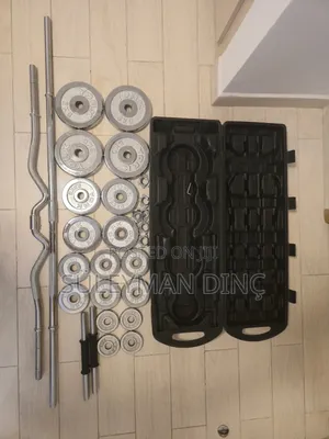 Complete Weightlifting Set – Barbells, Plates & Accessories