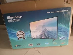 Blue Base 43 Inch Double Glass