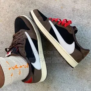 Nike Air Jordan 1x Travis Scott “Uniqe Mocha” Low Unisex Sneakers