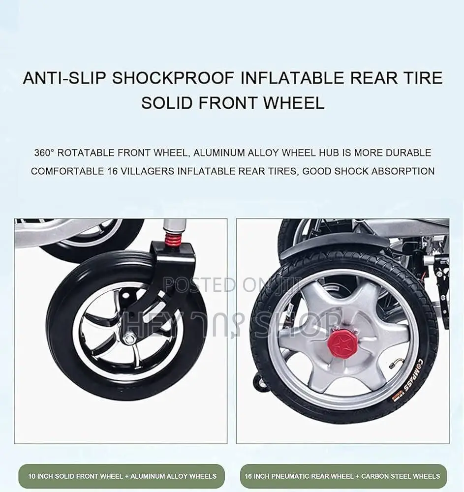 Electric Power Wheelchair / ኤሌክትሪክ ዊልቸር ነው።
