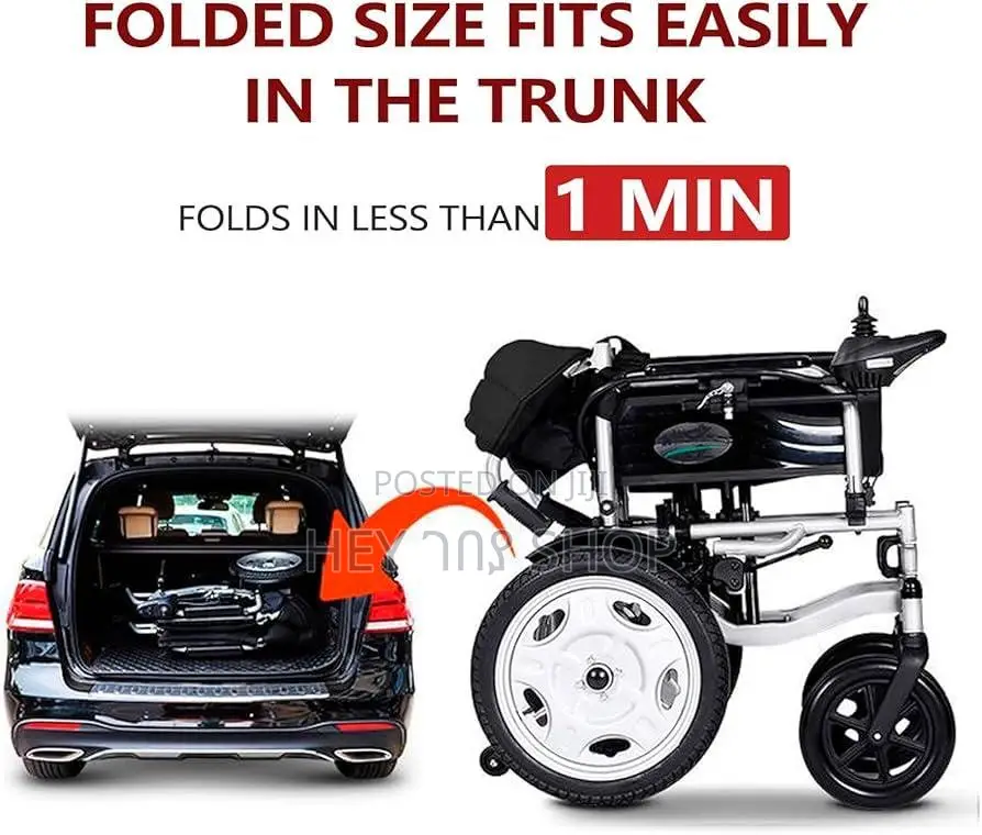 Electric Power Wheelchair / ኤሌክትሪክ ዊልቸር ነው።