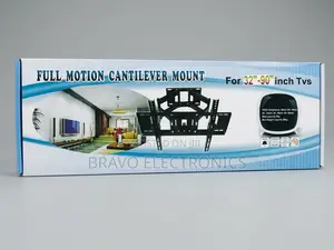 Full Motion TV Wall Mount 32–90′′ | Strong & Flexible Metal