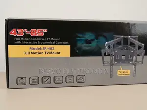 Full Motion TV Wall Mount 43–85′′ | Flexible & Strong