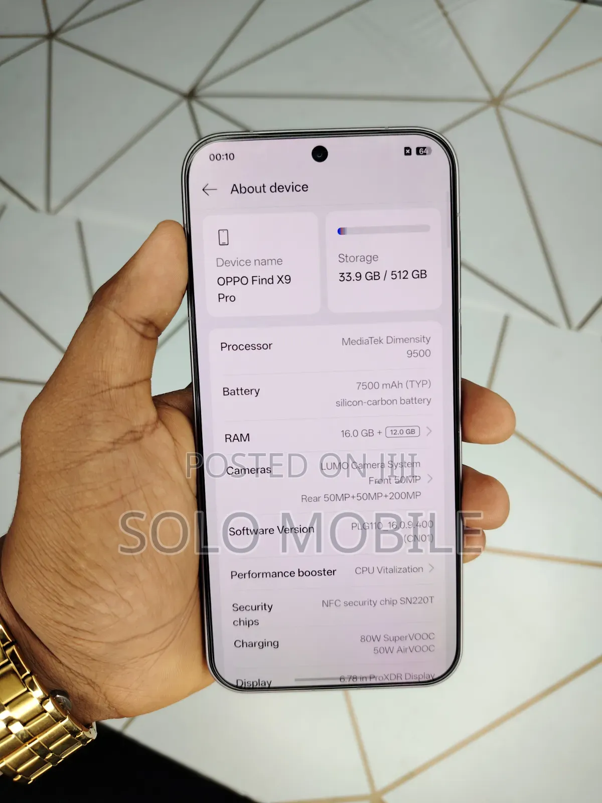New Oppo Find X9 Pro 512 GB Silver