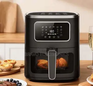 SuTai Oil Free Airfryer Fryer ሱታይ ከዘይት ነፃ የአየር መጥበሻ ግልጽ ብርጭቆ