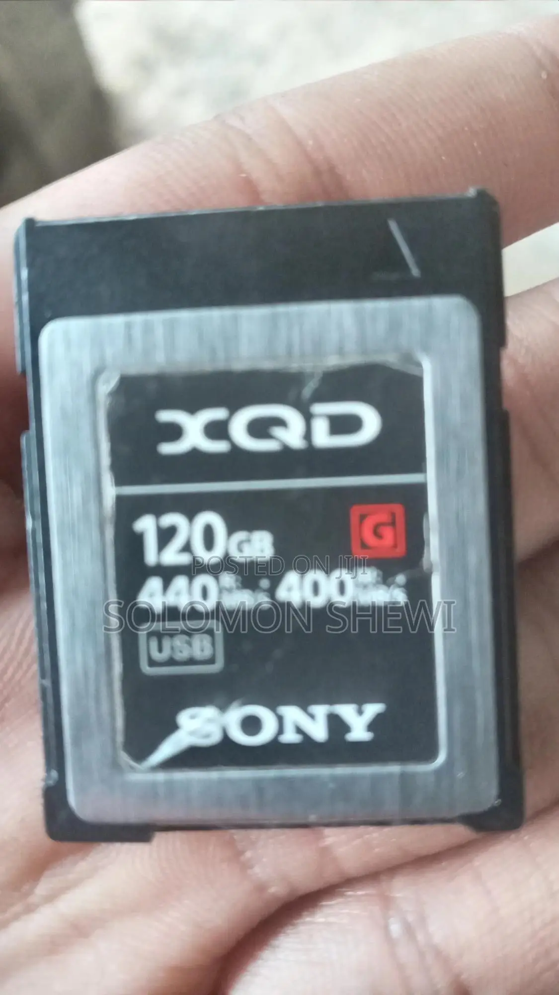 Sony QD-G120F G-Series (120GB) XQD Camera Memory Card