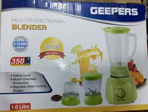 GEEPERS Blender 3-in-1 Multifunctional – 350W Copper Motor1.0L