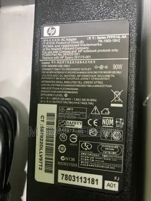 Original HP Laptop Charger AC Adapter – 90W (19V 4.74A) Big Pin