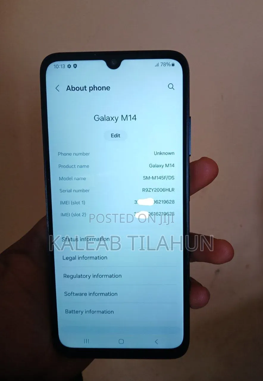 Samsung Galaxy M14 64 GB Black