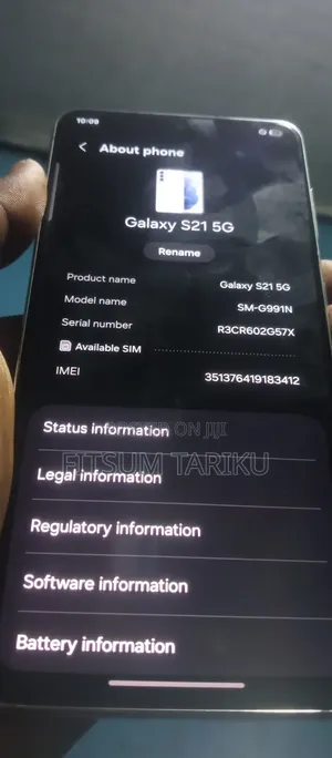 Samsung Galaxy S21 5G 256 GB White
