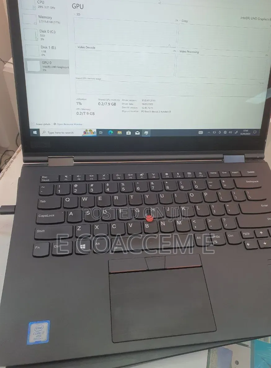 New Laptop Lenovo 16GB Intel Core i7 SSD 512GB