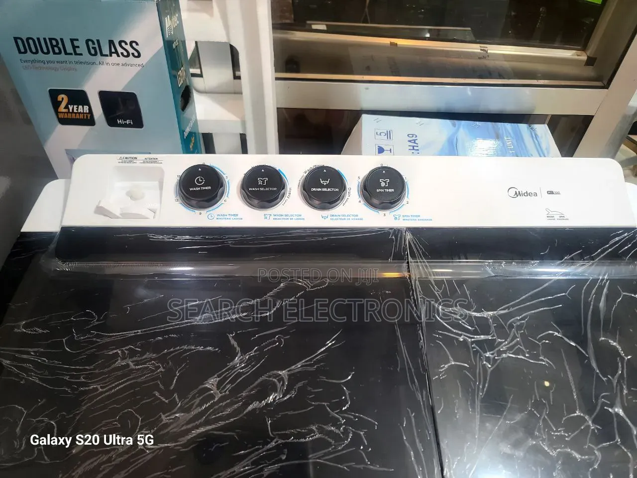 Midea 18,kg Coper Motor Washing Machine Semi Automatic Seastem