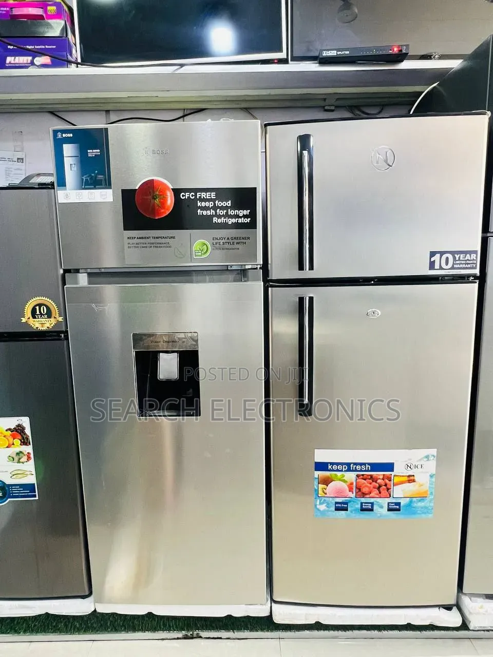 Boss 450,l Fan Seastem Refrigerator