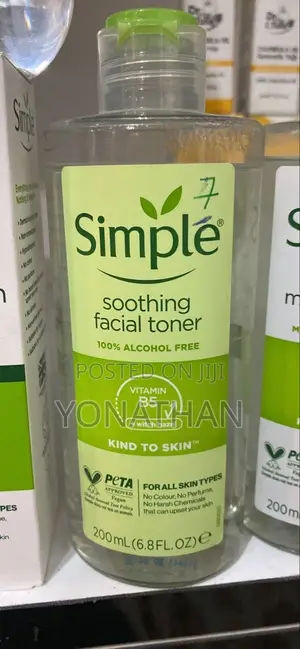 Simple Soothing Facial Toner