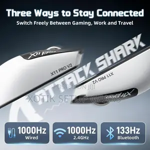 ATTACK SHARK X11 PRO V2 Tri Mode Wireless Mouse - Gaming Mouse