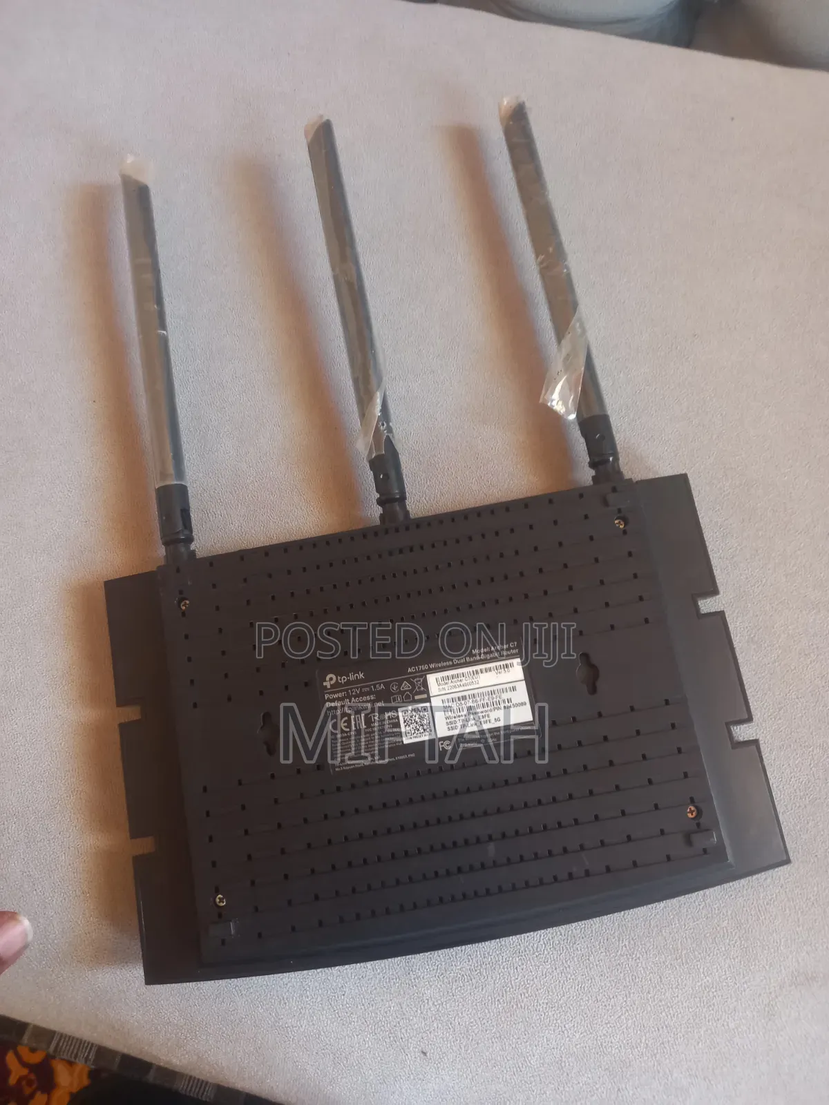 TP-Link Archer C7 AC1750 Dual-Band Wi-Fi Router.