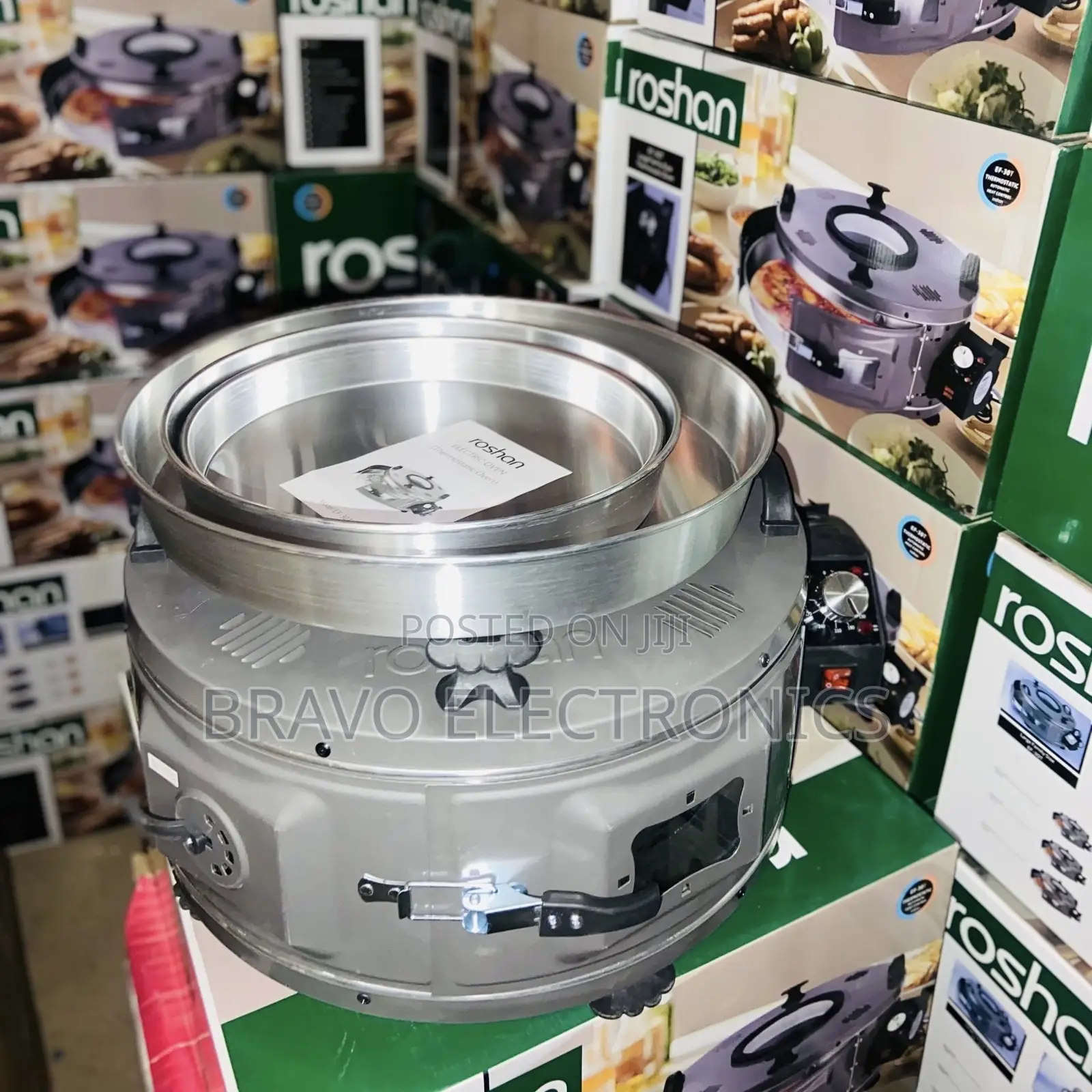 Roshan Round Oven | 3 Trays | Original Made in Turkey