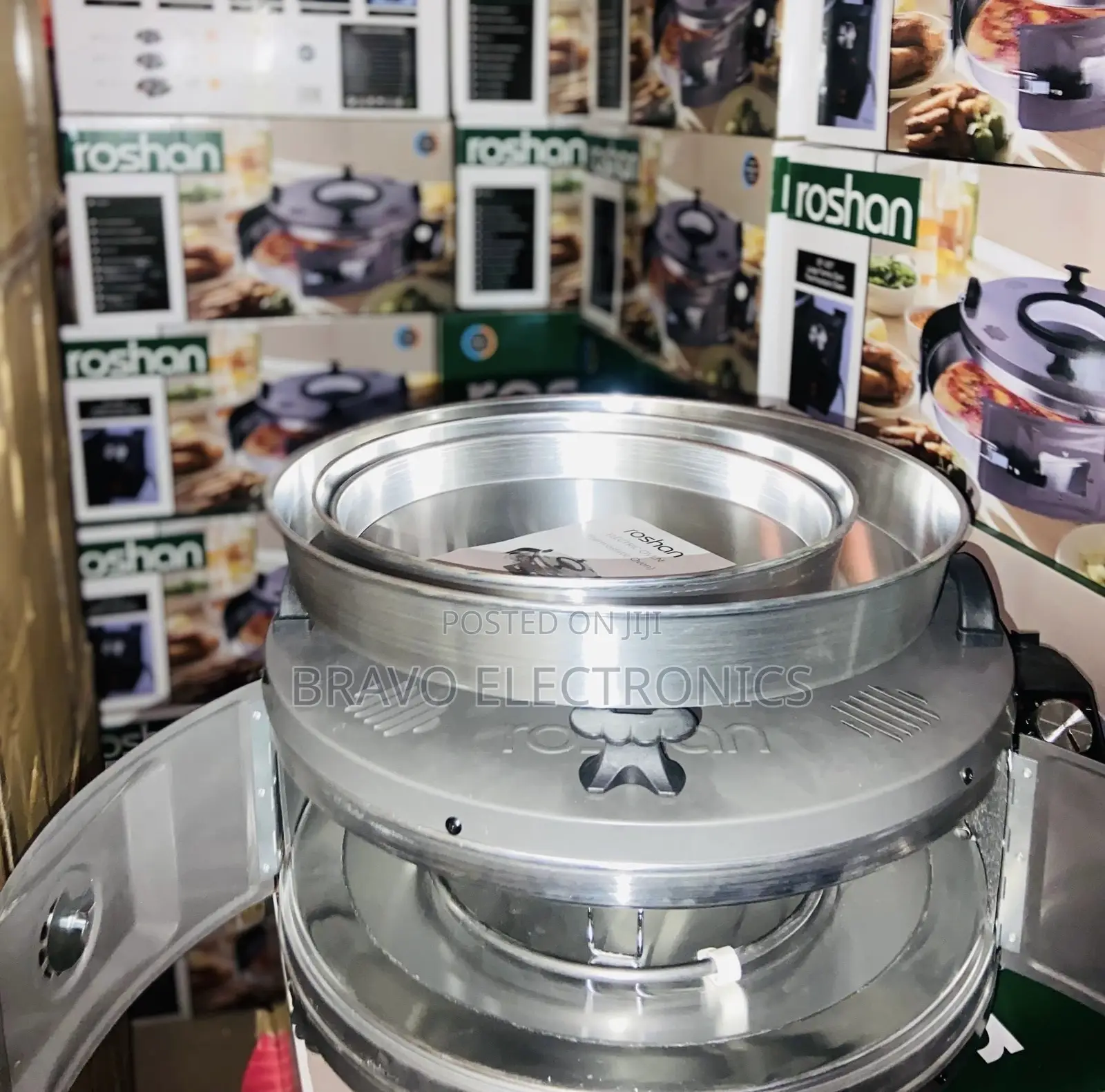 Roshan Round Oven | 3 Trays | Original Made in Turkey