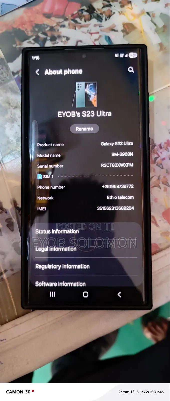 Samsung Galaxy S22 Ultra 256 GB Purple
