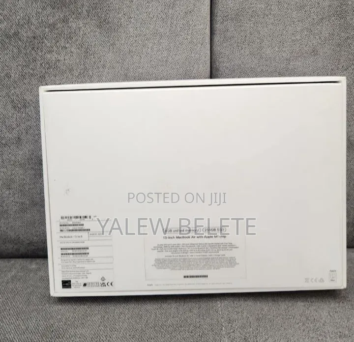 New Laptop Apple MacBook Air 2020 M1 8GB Apple M1 SSD 256GB