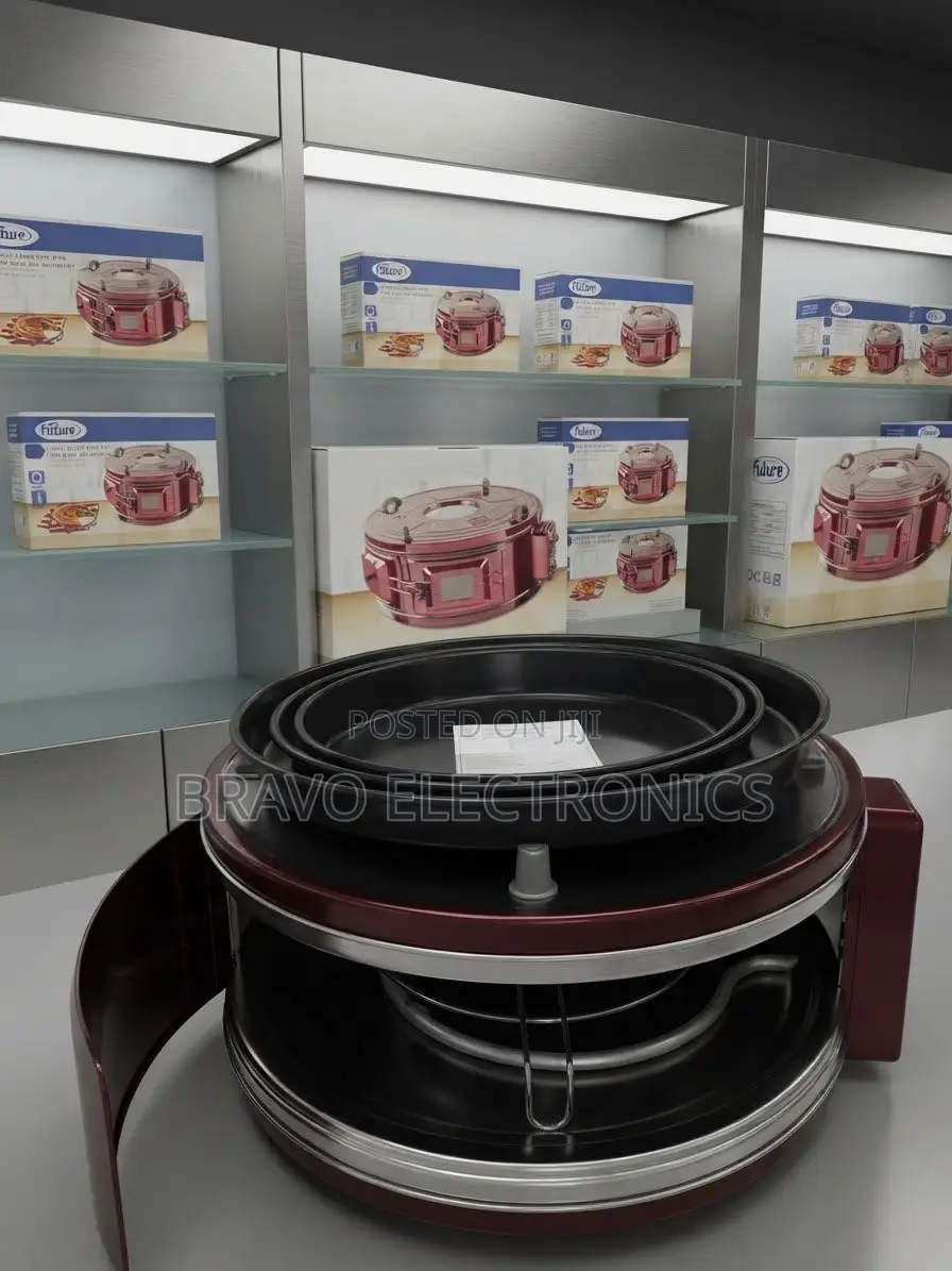 Future Round Oven | 3 Enamel Trays | Made in Turkey