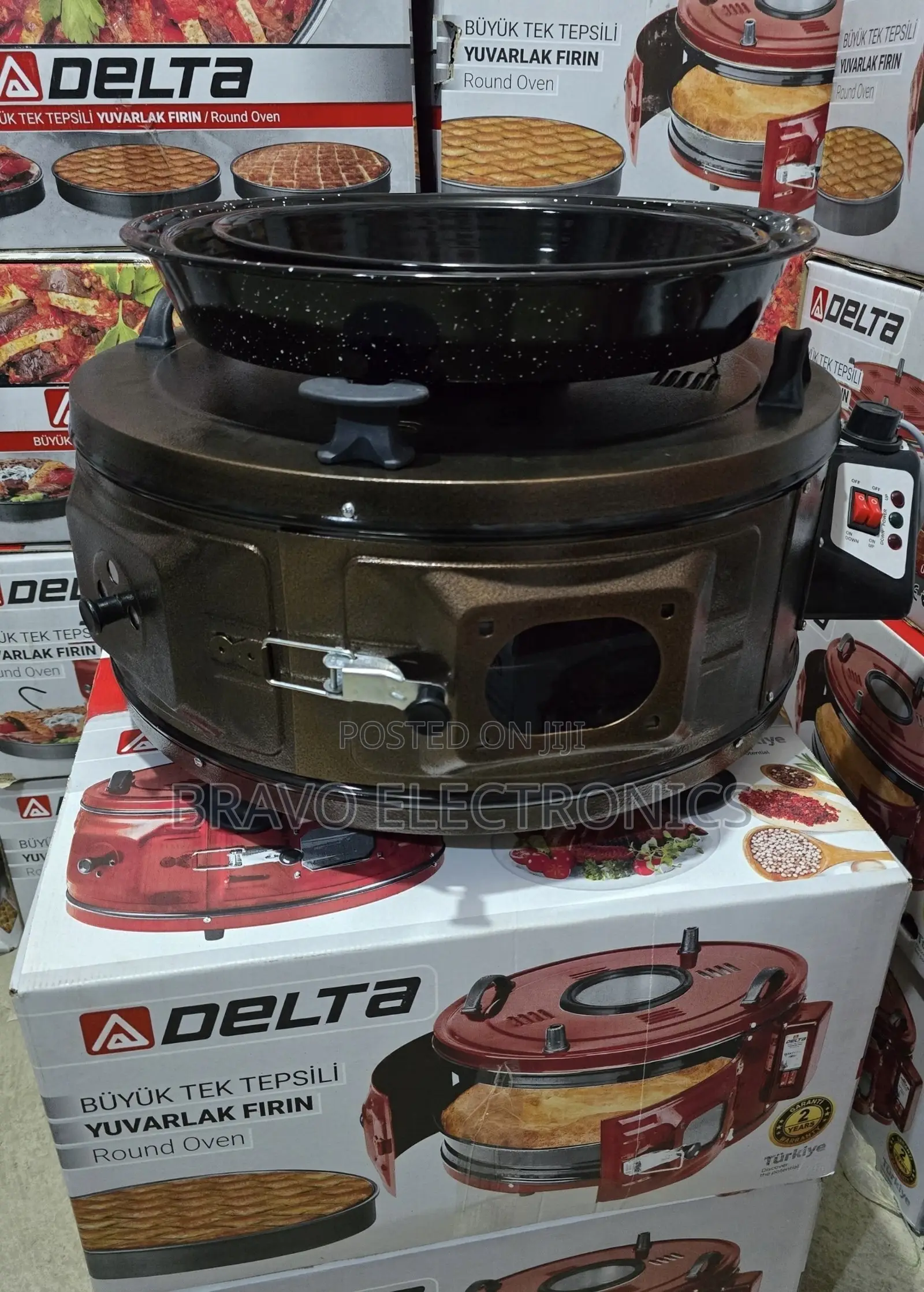 Delta Round Oven | 3 Trays | Made in Turkey | 2-Year Warranty