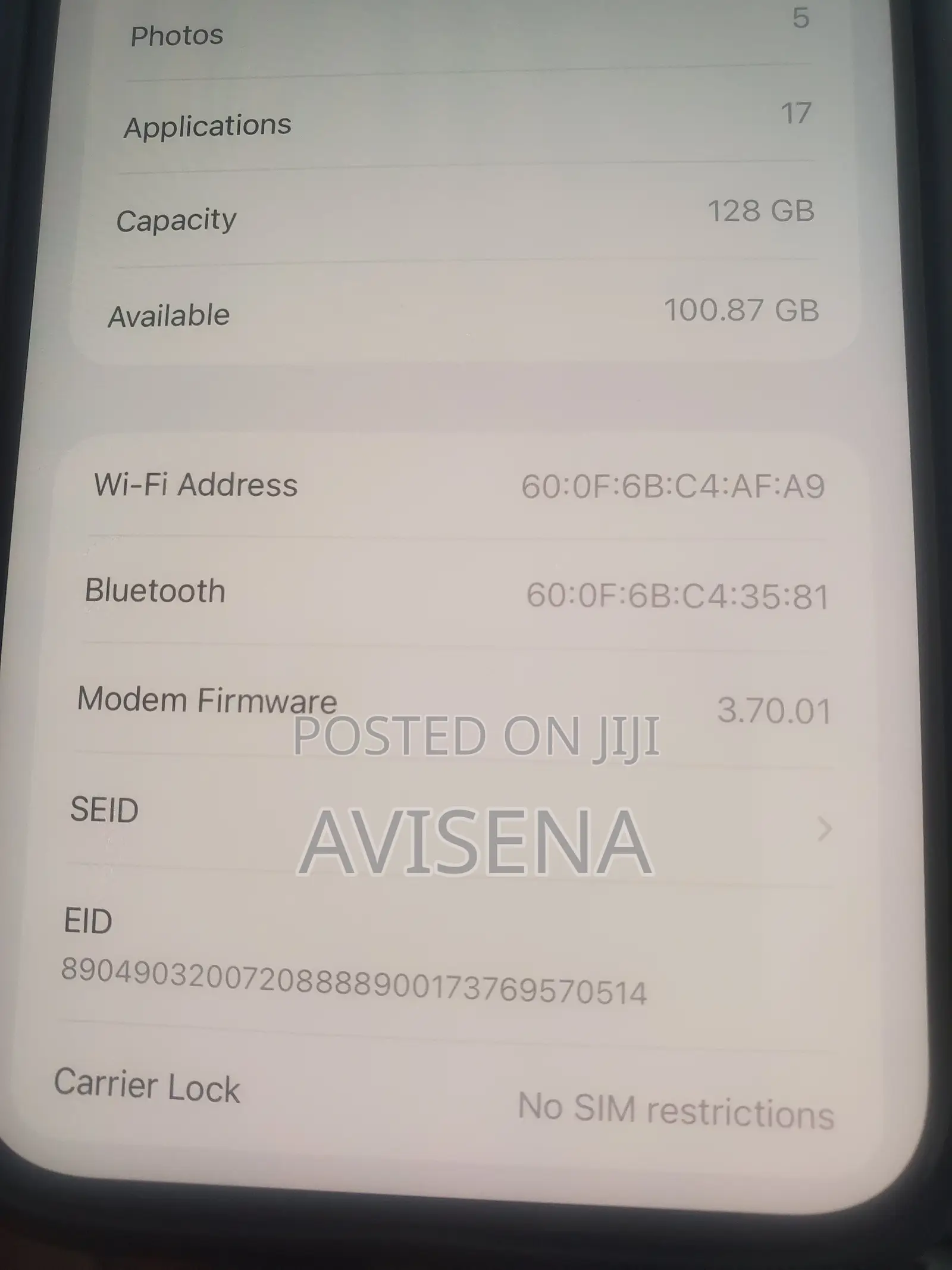 New Apple iPhone 15 Plus 128 GB Black