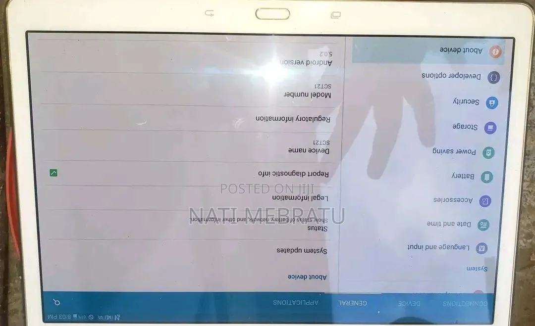 Samsung Galaxy Tab S 10.5 LTE 16 GB White