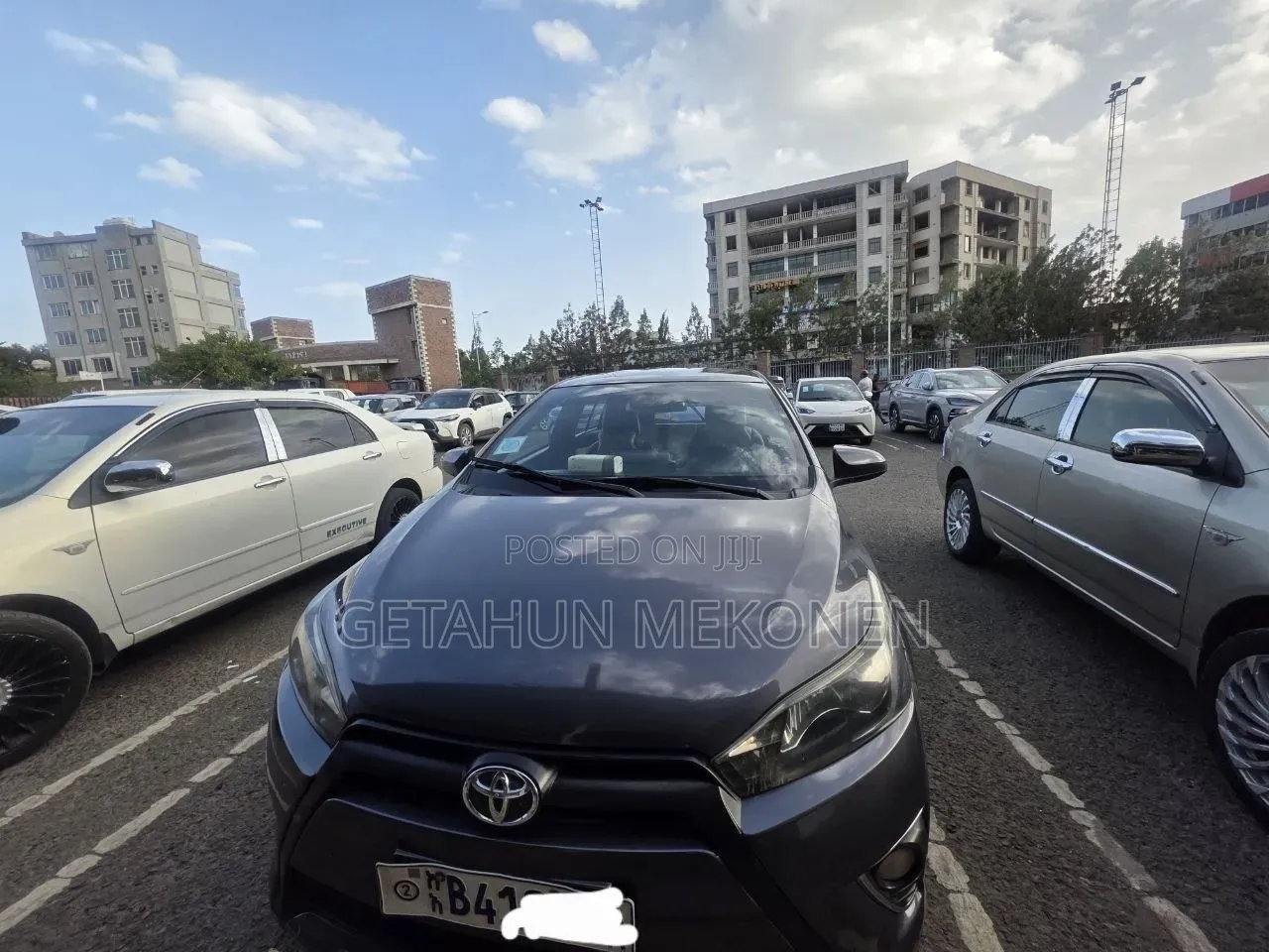 Toyota Yaris 2015 Blue