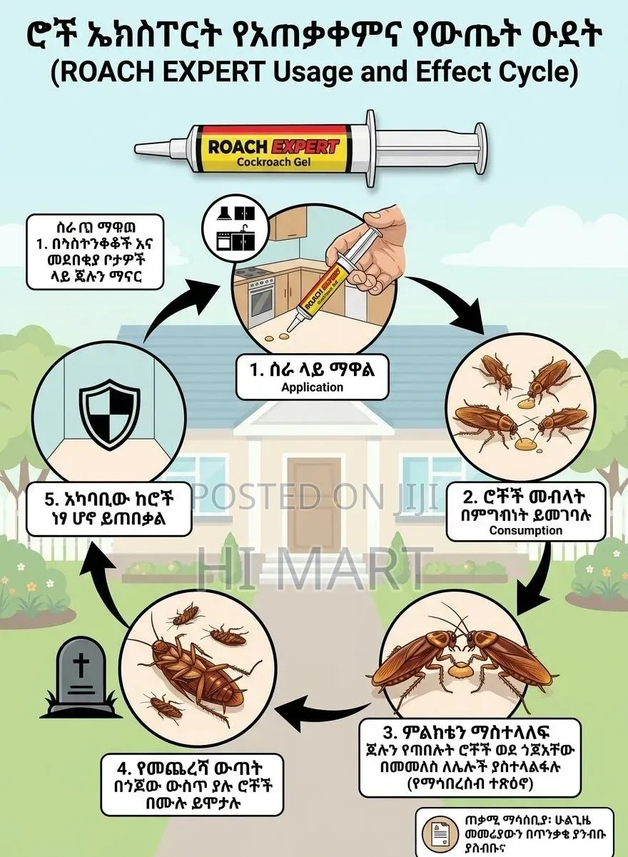 Roach Expert Coackroach Killer Gel(30gram)