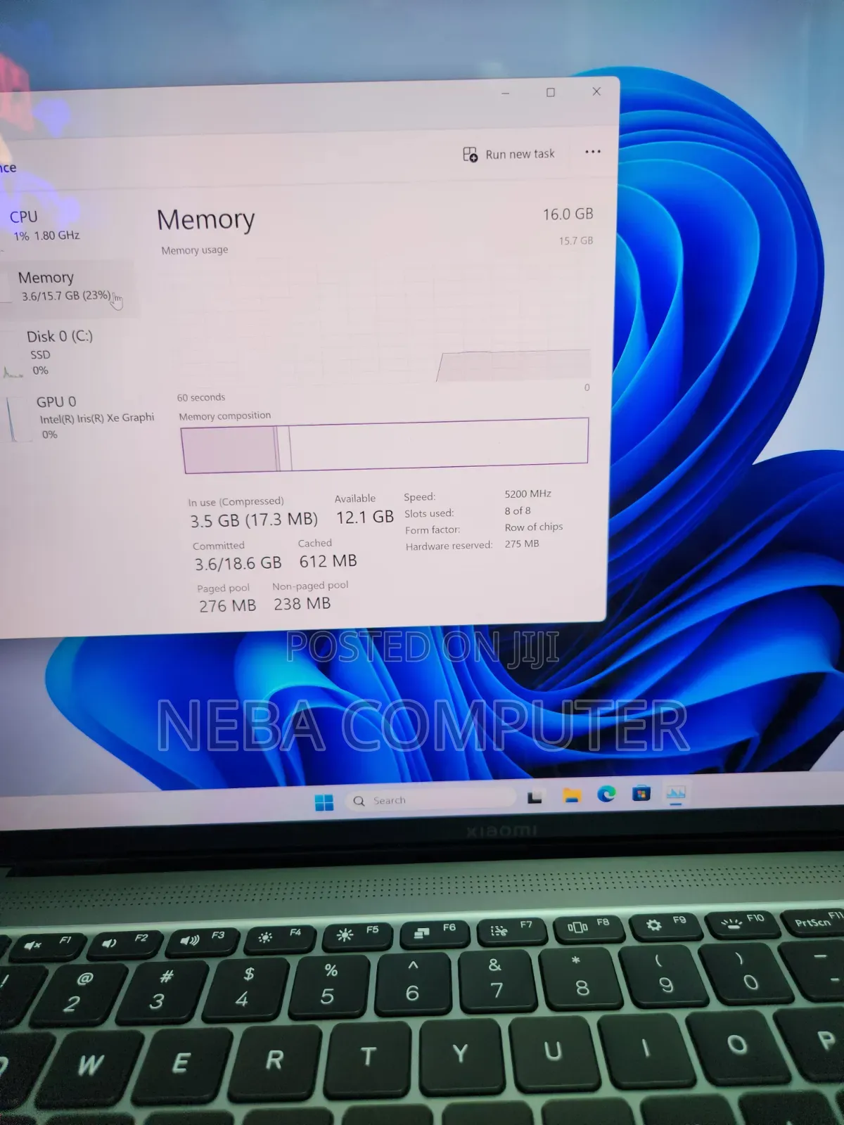 New Laptop Xiaomi Book Pro 16 16GB Intel Core i5 SSD 512GB