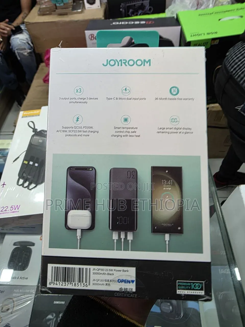 JOYROOM JR-QP193 22.5W Power Bank Power Up Your Life Instantly