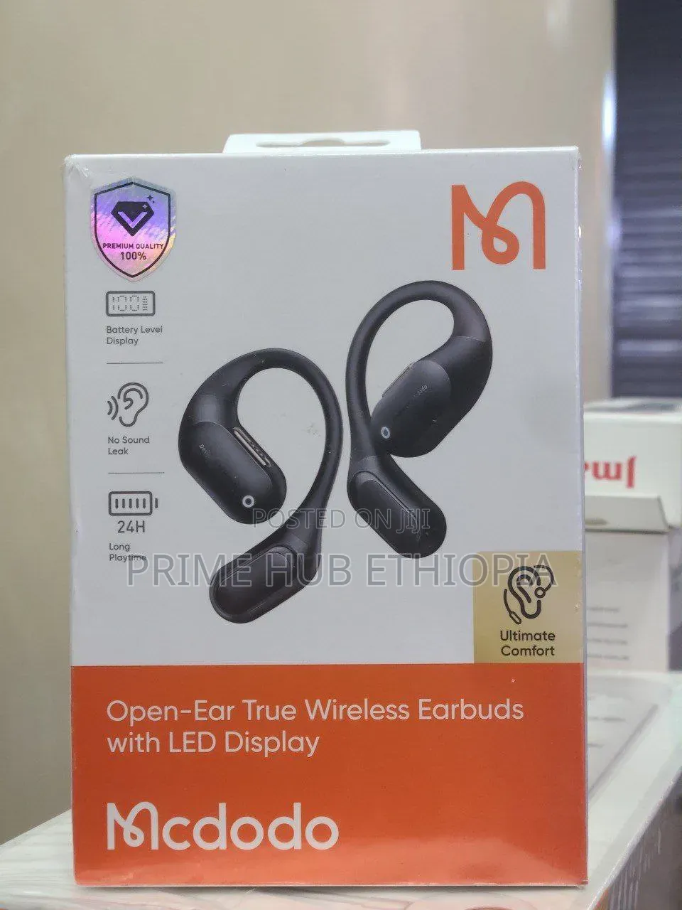 McDodo HP-007 Open-Ear Earpod Up to 24 Hours of Total Playtime