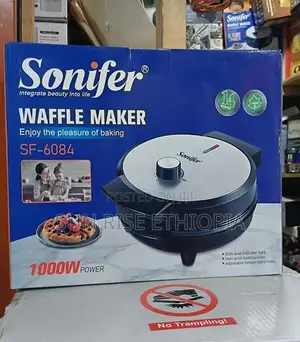 Sonifer Waffle Maker የዋፍል መስሪያ- 1000 Watts