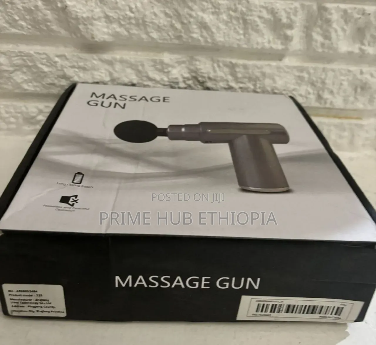 Compact Percussion Massage Gun Long Lasting 8 Hours of Battery