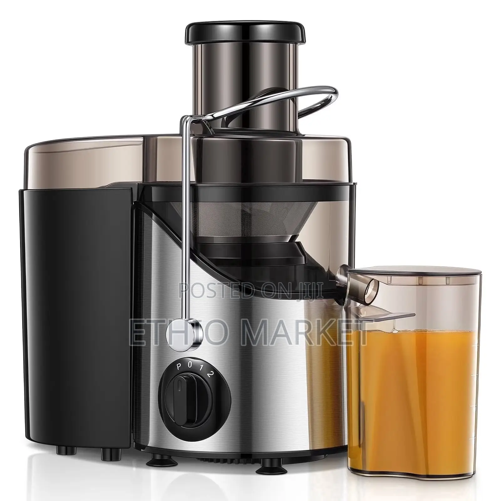 Silver Love 5-in-1 Stainless Steel Juicer Extractor