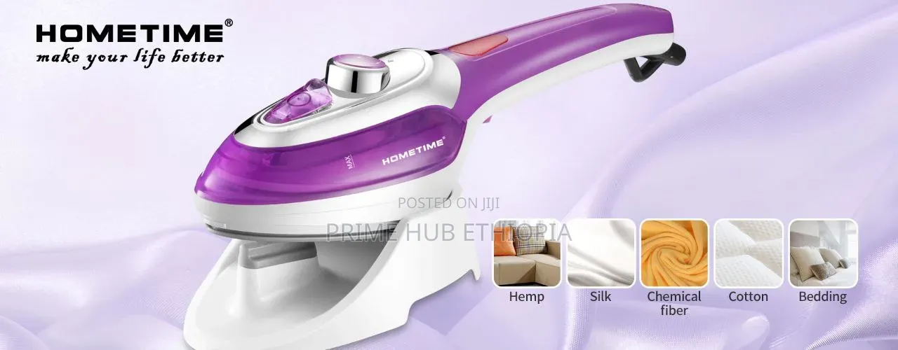 HOMETIME Portable Handheld Steamer 200mL 800 to 1000W Power High Steam