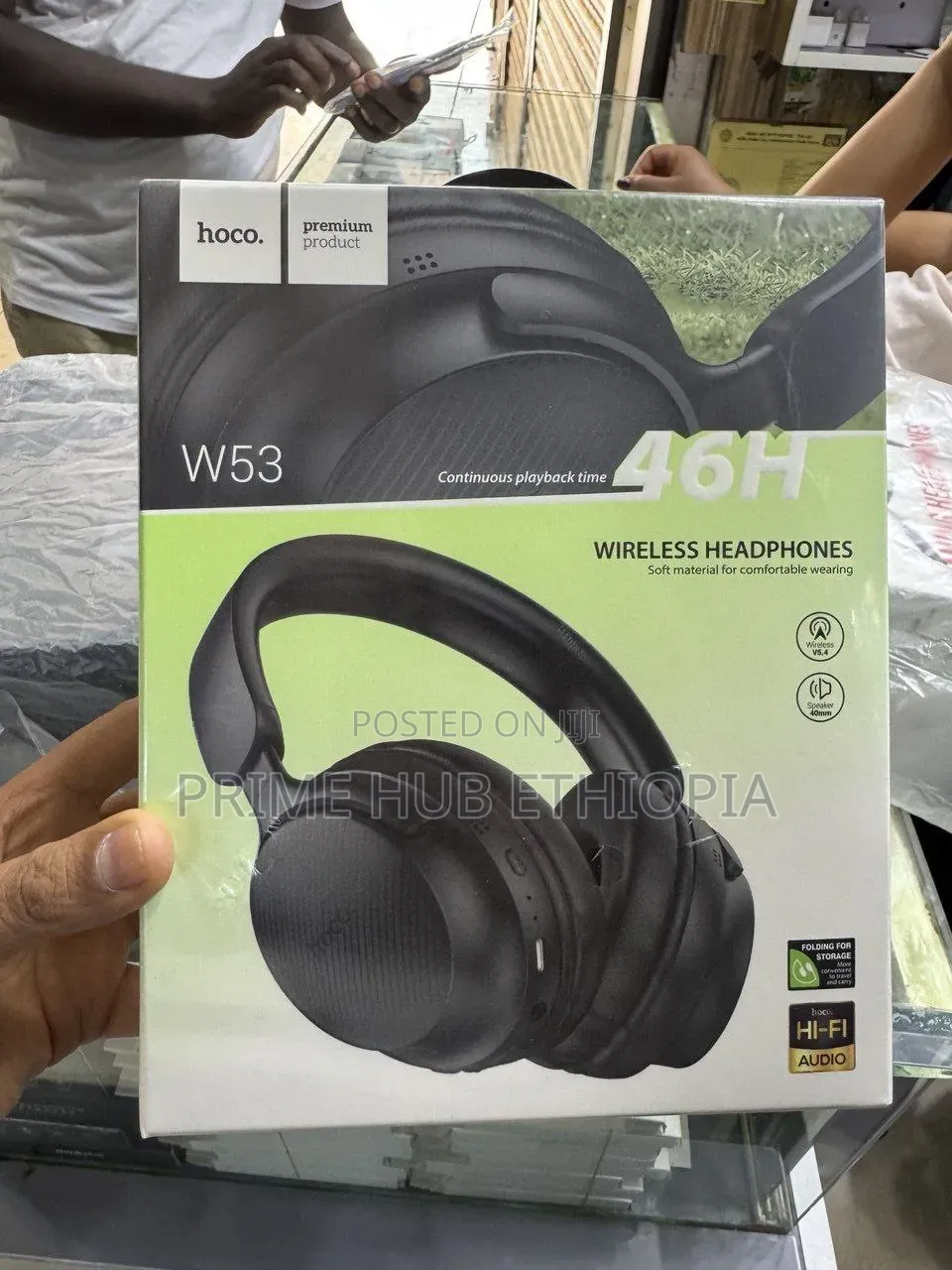 HOCO. W53 Wireless Headphones 46 Hours of Non-Stop HI-FI Sound