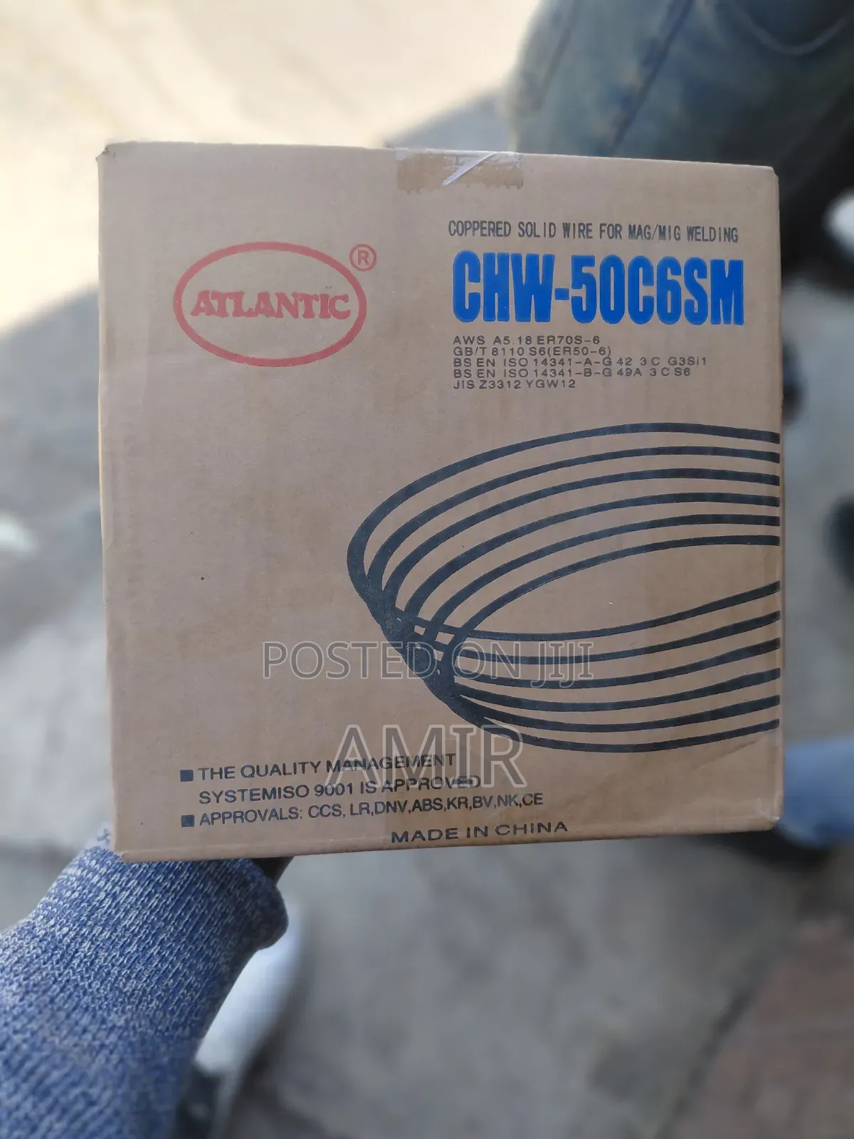 Atlantic CHW-50C6SM MIG Welding Wire (1.0mm, 5kg)