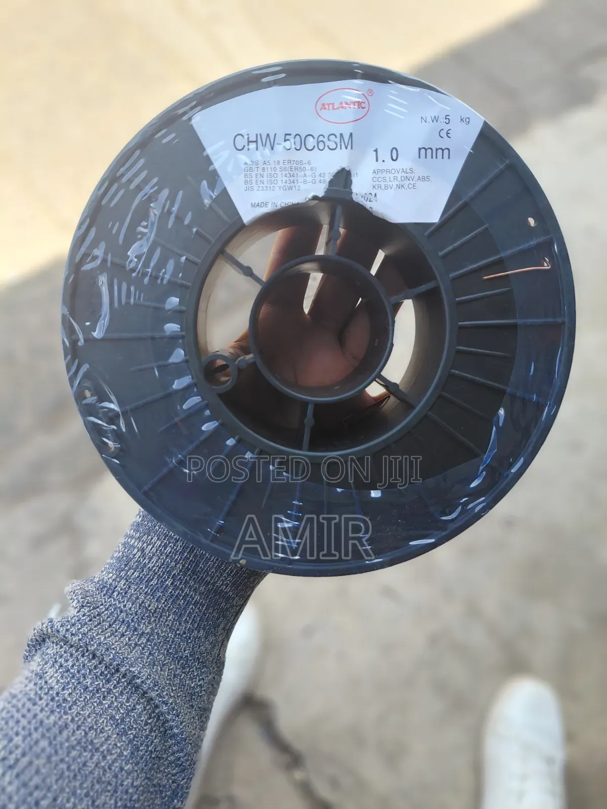 Atlantic CHW-50C6SM MIG Welding Wire (1.0mm, 5kg)