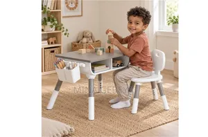 Premium Multifunctional Kids Study Table & Chair Set
