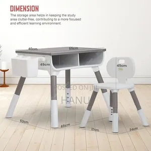 Premium Multifunctional Kids Study Table & Cahir Sat