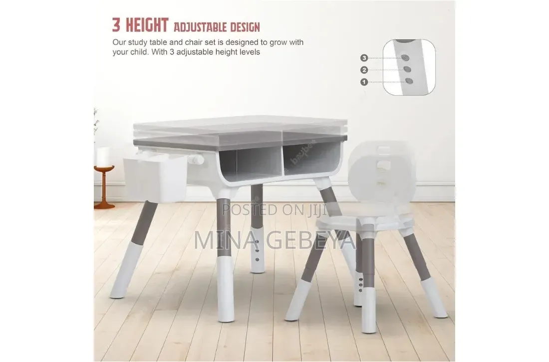 Premium Multifunctional Kids Study Table & Chair Set
